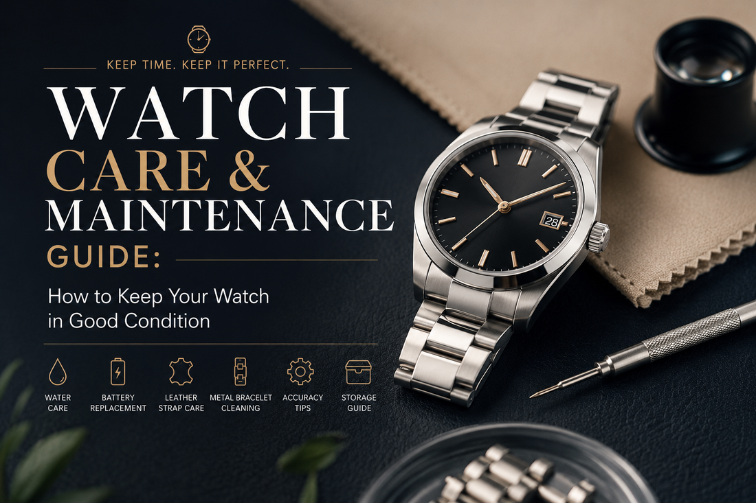 Watch Care & Maintenance Guide: How to Keep Your Watch in Good Condition