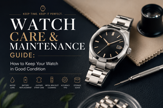 Watch Care & Maintenance Guide: How to Keep Your Watch in Good Condition
