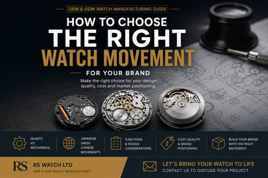 How to Choose a Watch Movement for Your Brand | OEM Guide